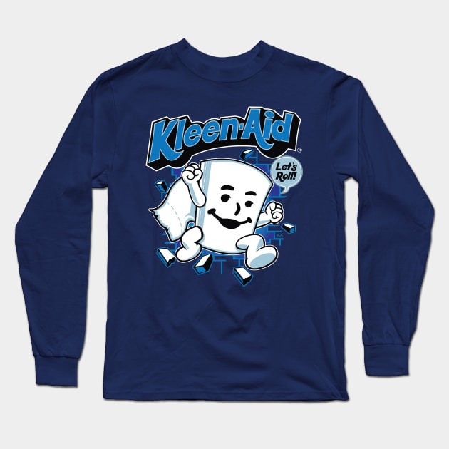 Kleen-Aid Long Sleeve T-Shirt by MatamorosGraphicDesign